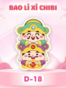 Bao Lì Xì Chibi  D 18